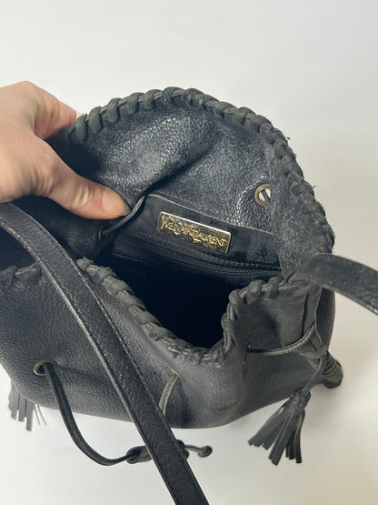 YSL Leather Tassel Bag