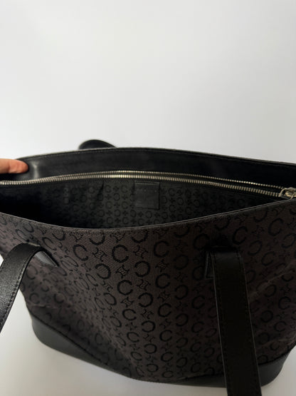 Vintage Céline Monogram Canvas & Leather Bag