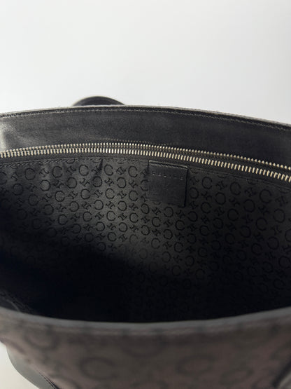 Vintage Céline Monogram Canvas & Leather Bag