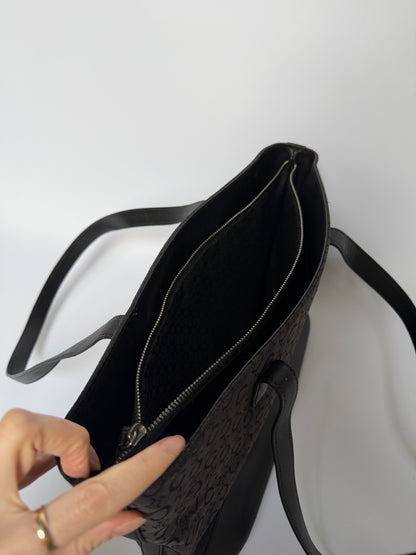 Vintage Céline Monogram Canvas & Leather Bag