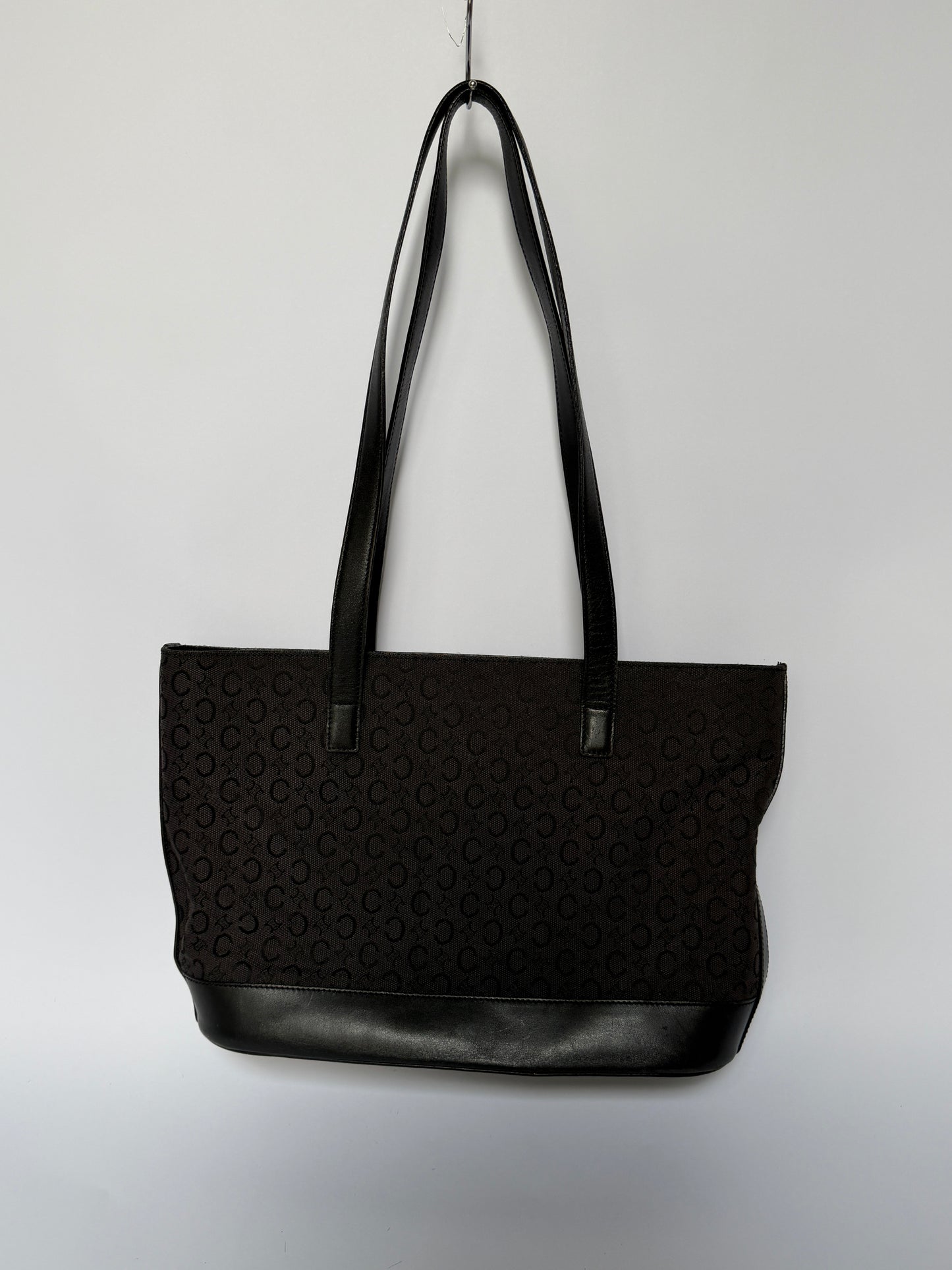Vintage Céline Monogram Canvas & Leather Bag