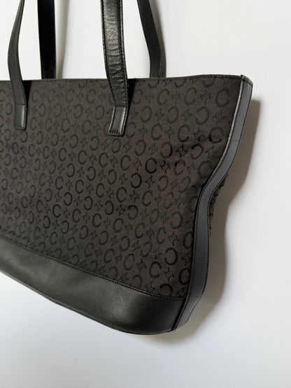 Vintage Céline Monogram Canvas & Leather Bag