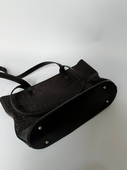 Vintage Céline Monogram Canvas & Leather Bag