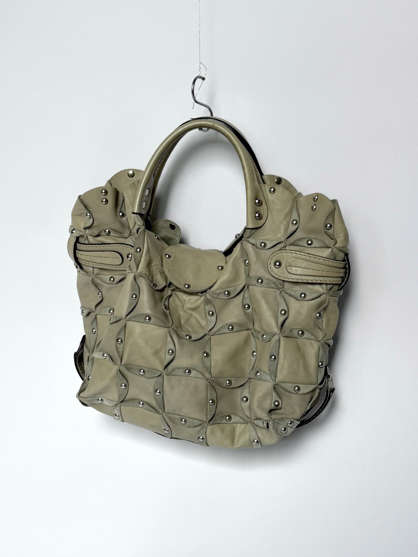Jamin Puech Paris Studded Patchwork Leather Bag