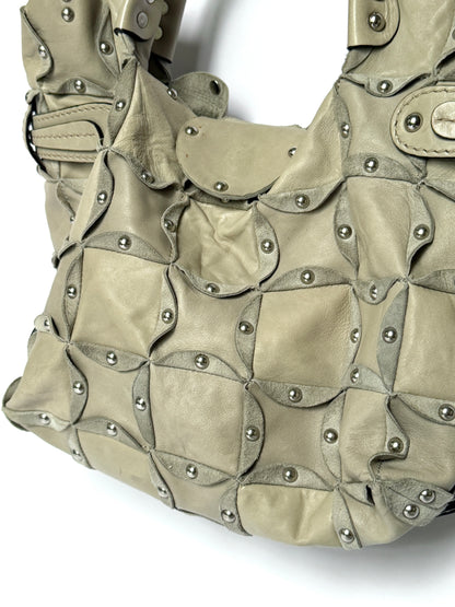 Jamin Puech Paris Studded Patchwork Leather Bag