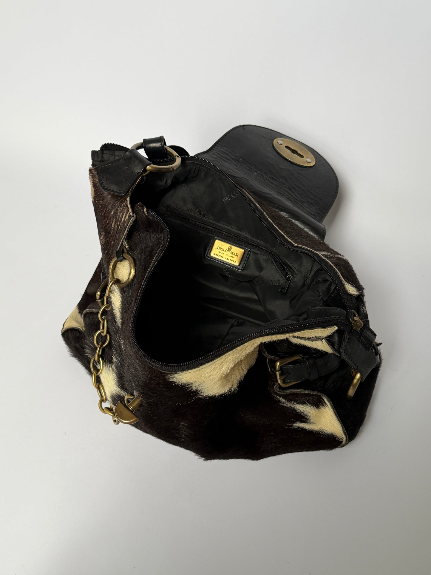 Italian Cowhide Chain Shoulder Bag