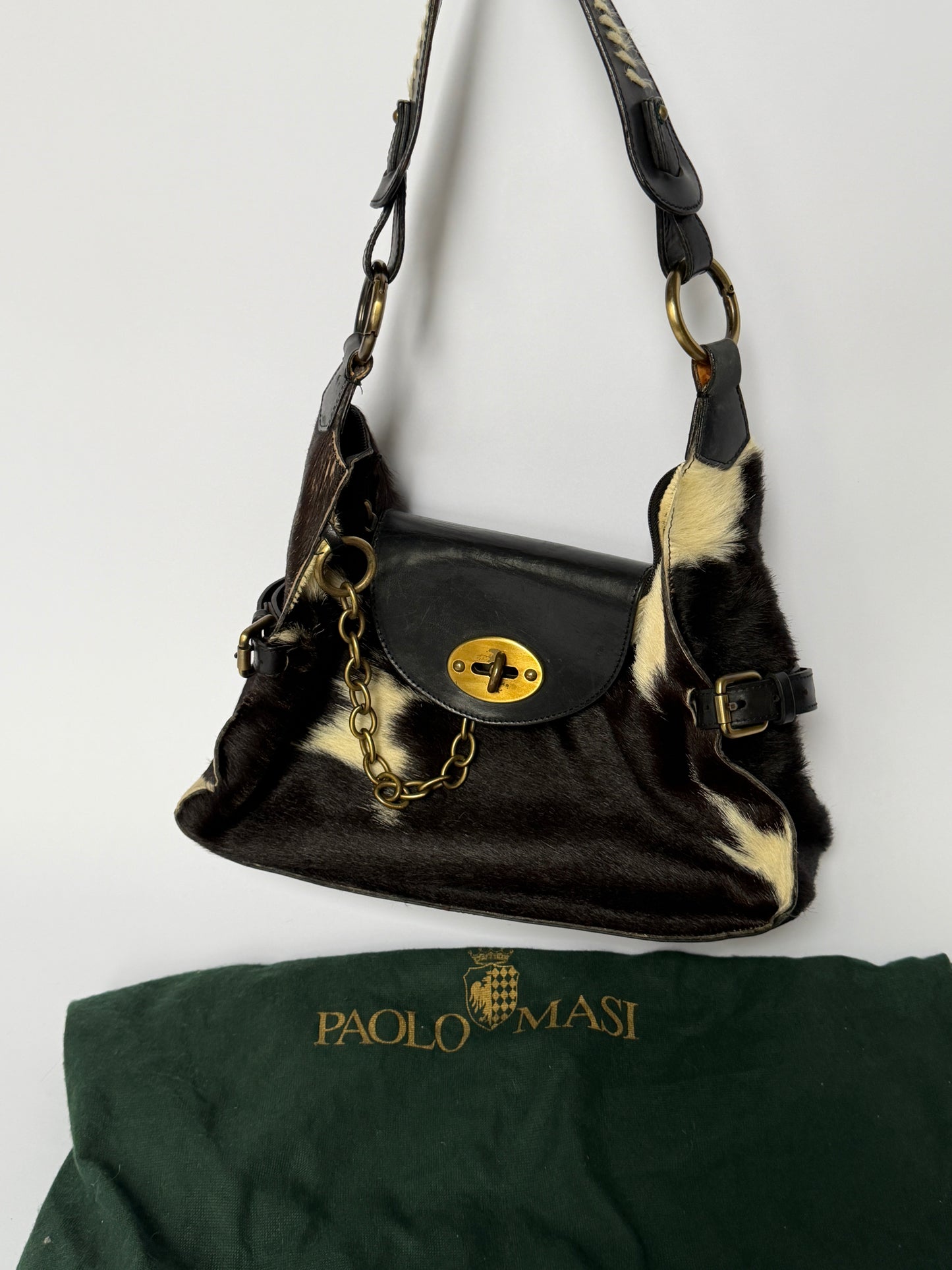 Italian Cowhide Chain Shoulder Bag