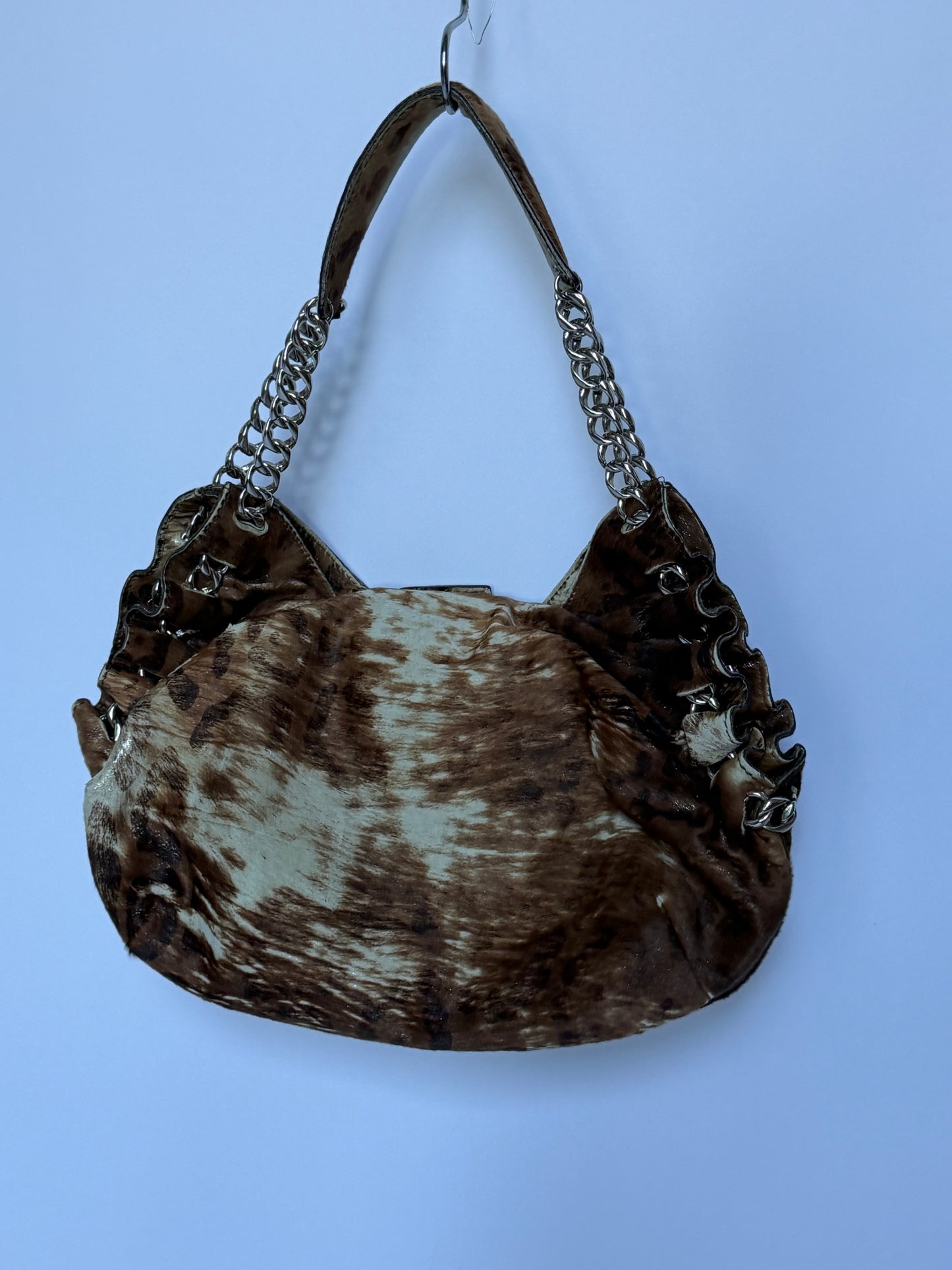 Italian Animal Print Chain Bag