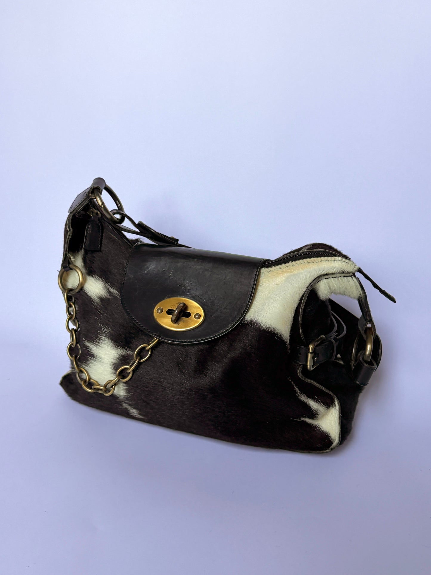 Italian Cowhide Chain Shoulder Bag