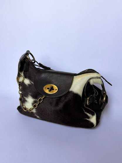 Italian Cowhide Chain Shoulder Bag