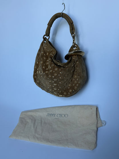 Jimmy Choo Sky Suede Bangle Hobo Bag