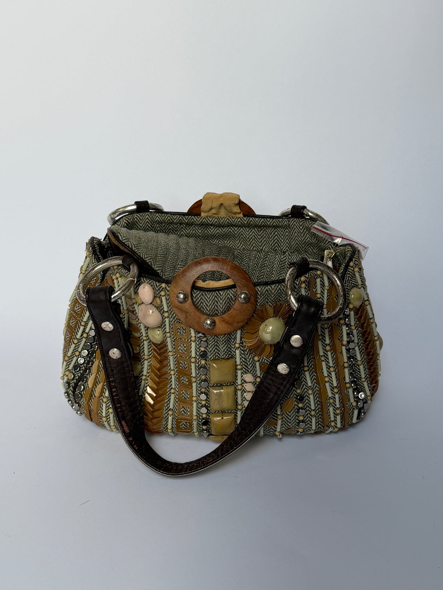 Jamin Puech Herringbone Shoulder Bag