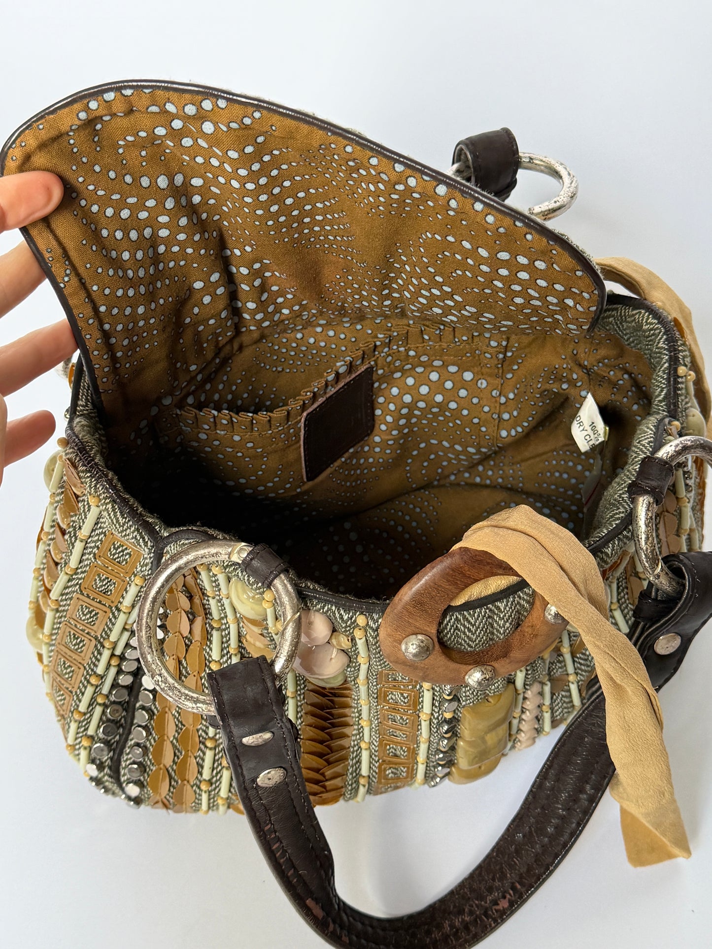 Jamin Puech Herringbone Shoulder Bag