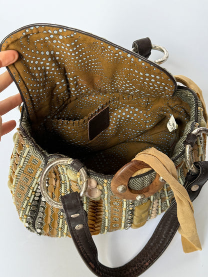 Jamin Puech Herringbone Shoulder Bag