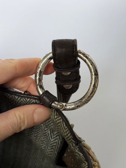 Jamin Puech Herringbone Shoulder Bag