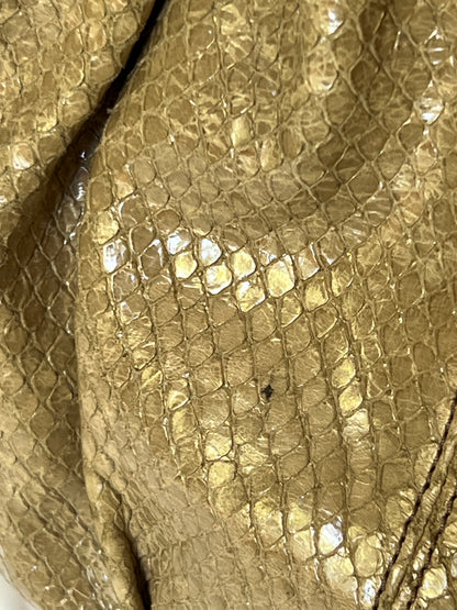 Celine Python-Embossed High Gloss Hobo Bag