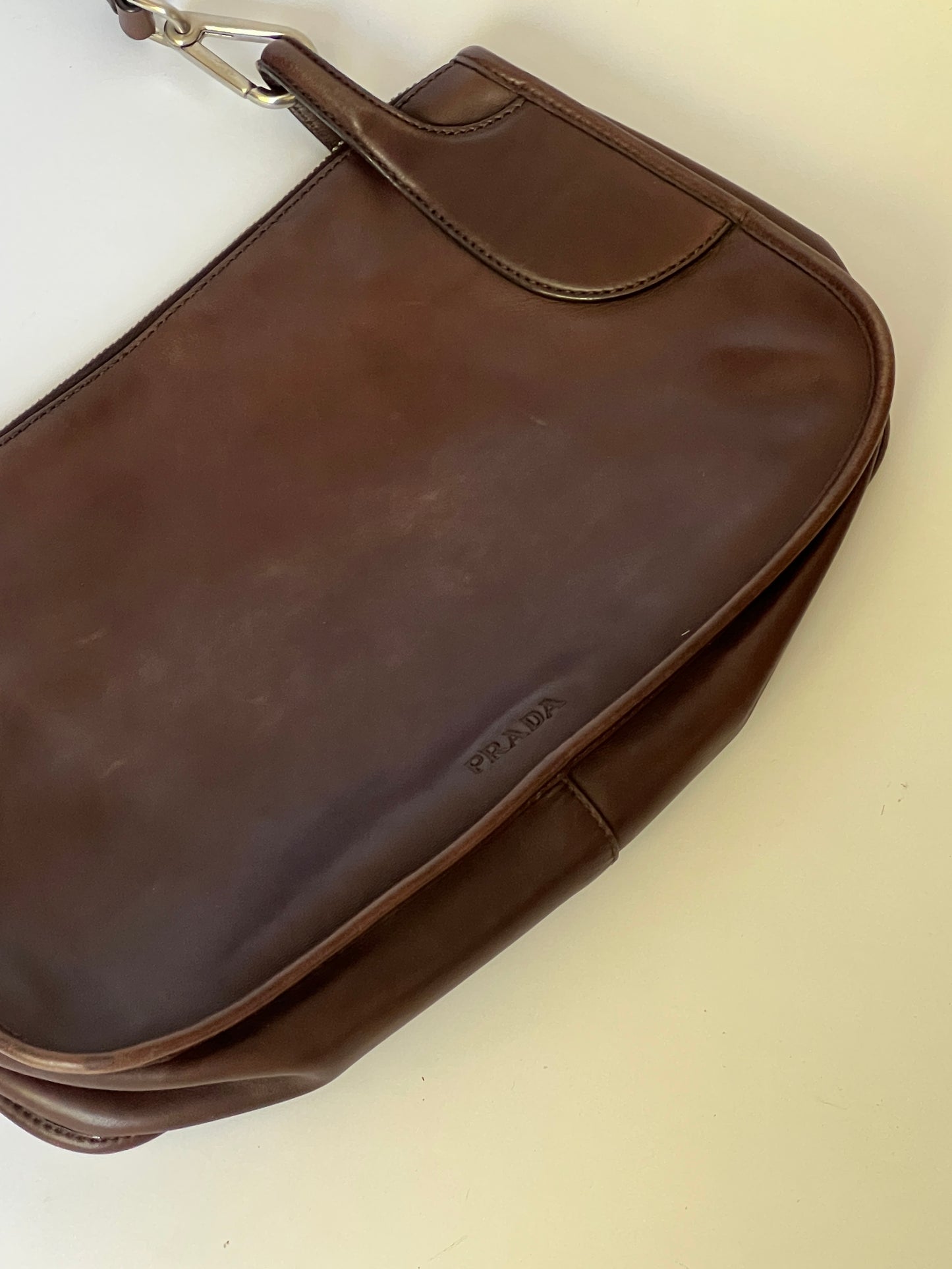 Prada Early-2000s Leather Shoulder Bag