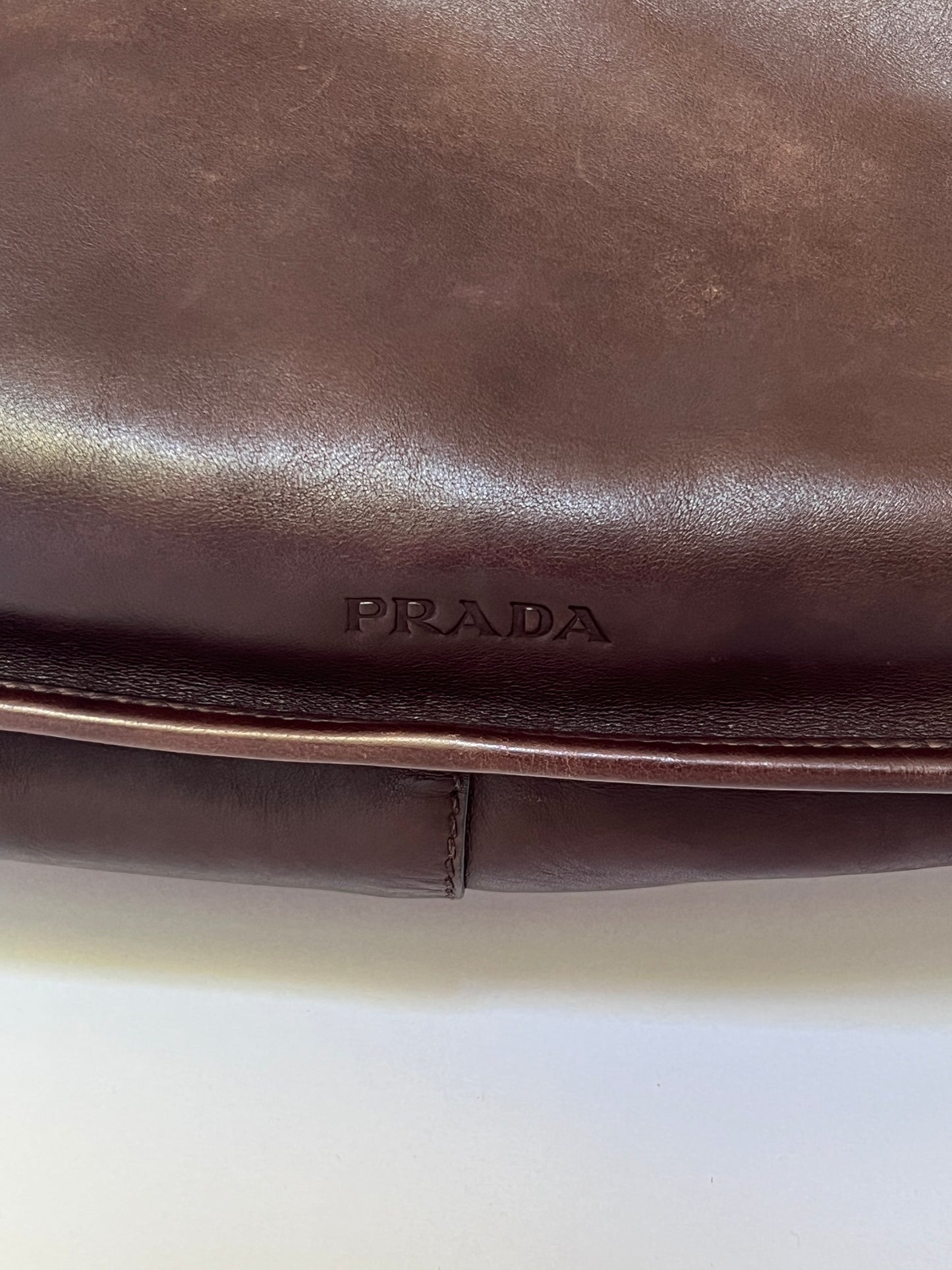 Prada Early-2000s Leather Shoulder Bag