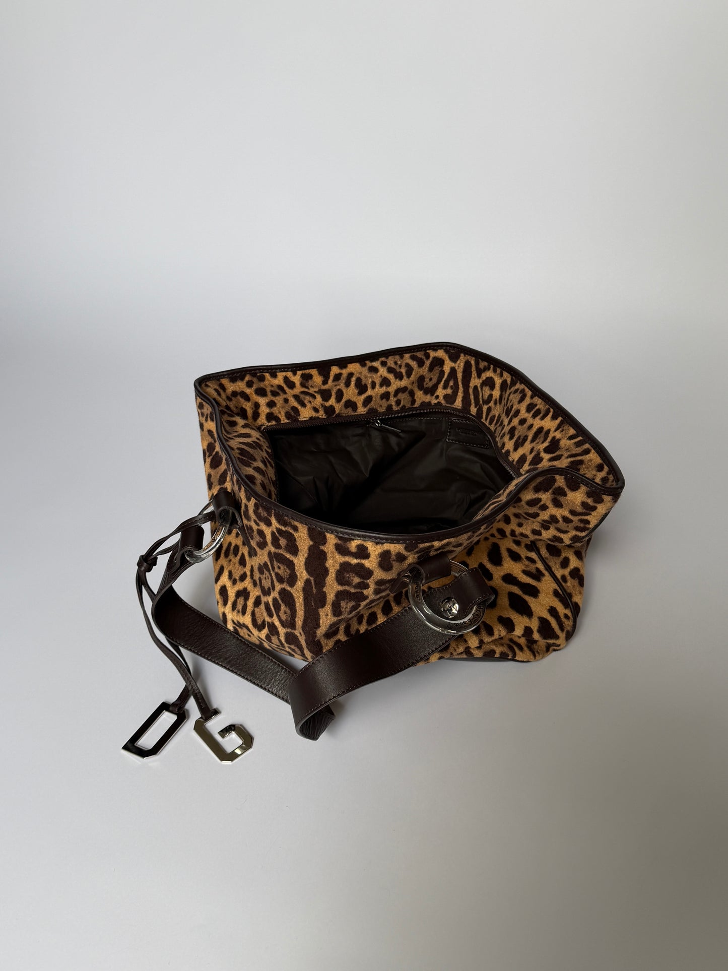 Dolce & Gabbana Leopard Terry Tote