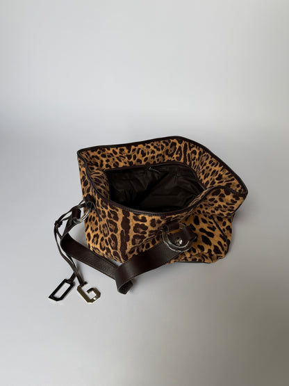 Dolce & Gabbana Leopard Terry Tote