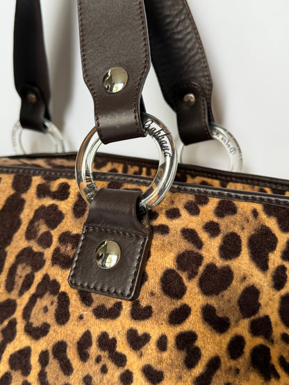 Dolce & Gabbana Leopard Terry Tote