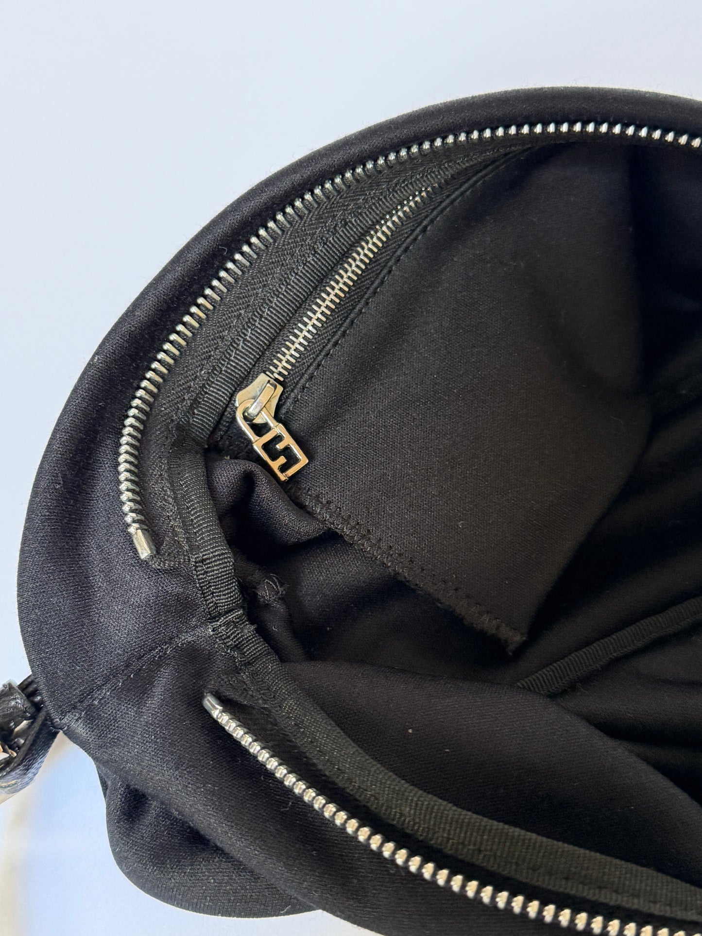 Fendi Black Nylon Mini Shoulder Bag