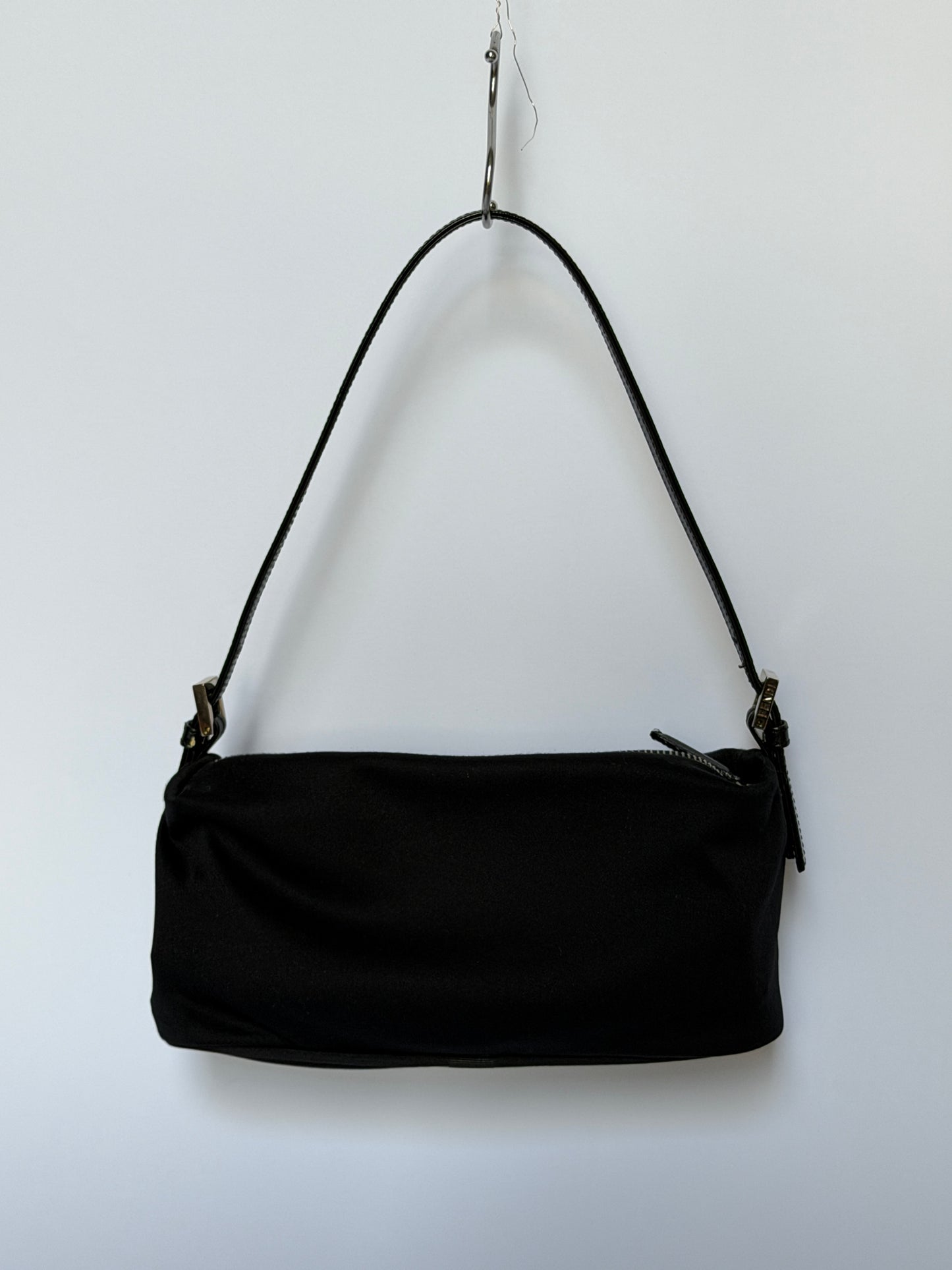 Fendi Black Nylon Mini Shoulder Bag