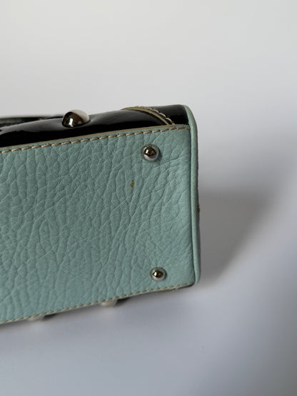 Dolce & Gabbana Baby Blue Studded Leather Bag