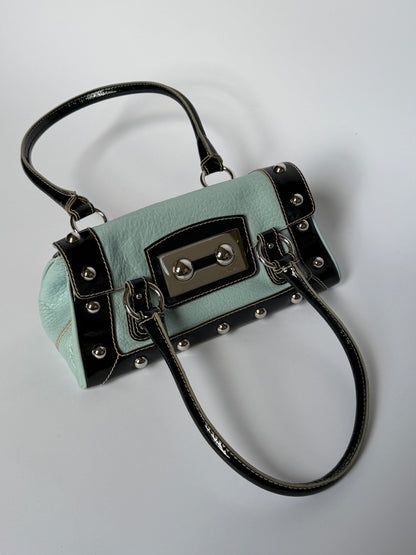 Dolce & Gabbana Baby Blue Studded Leather Bag