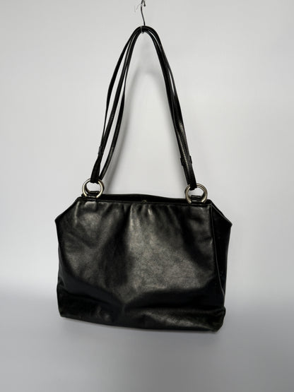 Vintage Bally Silver Ring Tote Bag