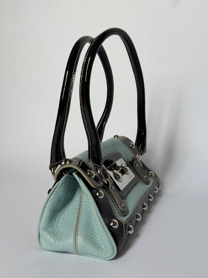 Dolce & Gabbana Baby Blue Studded Leather Bag