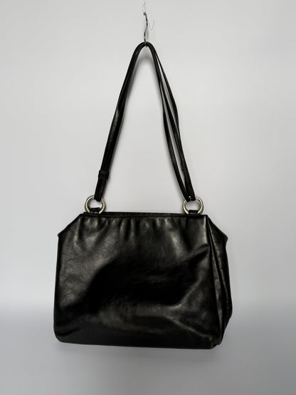 Vintage Bally Silver Ring Tote Bag
