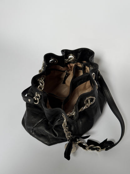 Leather Chain Handle Bag