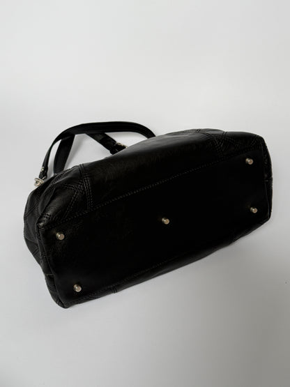 Leather Chain Handle Bag