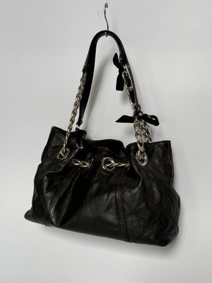 Leather Chain Handle Bag