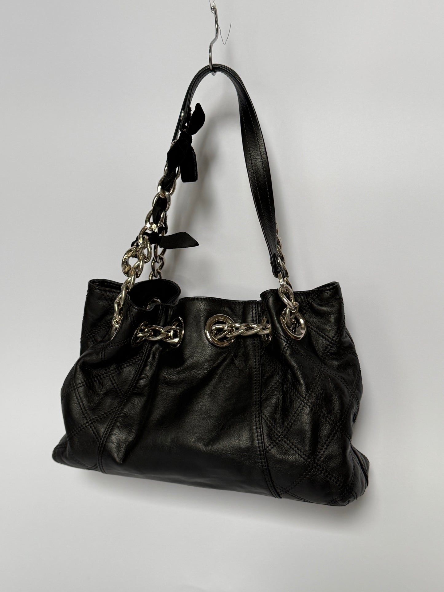 Leather Chain Handle Bag