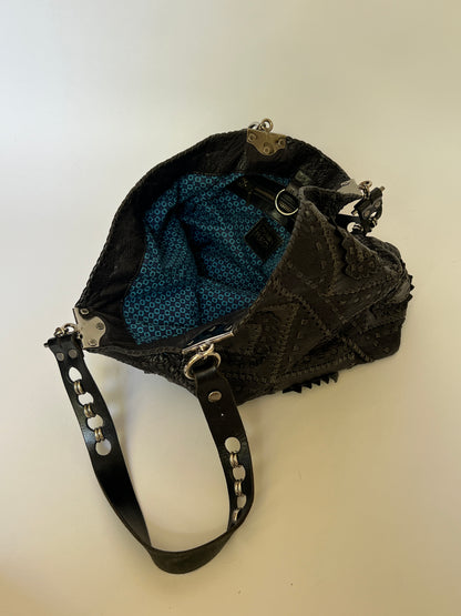 French Artisan Patchwork Leather Tote