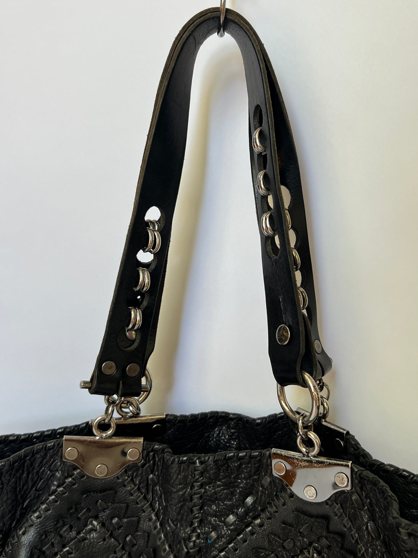 French Artisan Patchwork Leather Tote