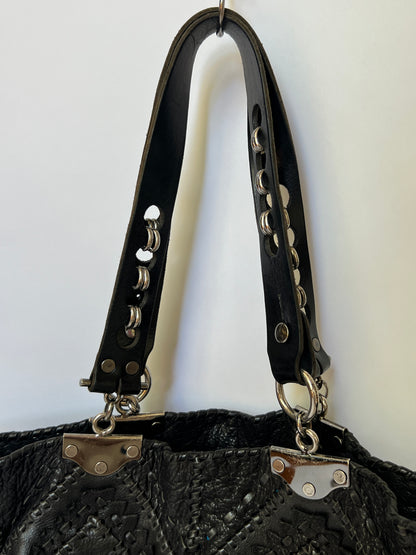 French Artisan Patchwork Leather Tote