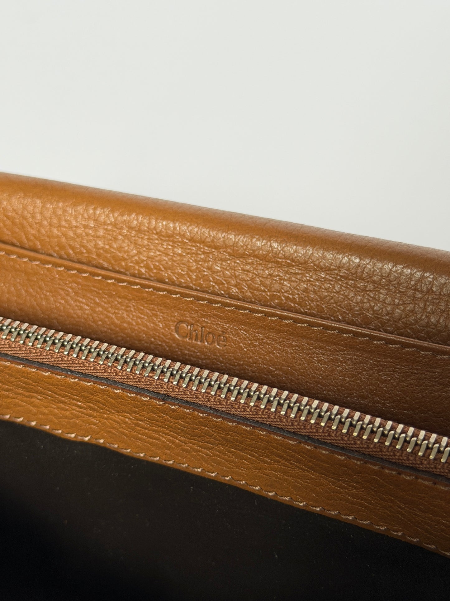 Chloe Paddington Wallet — Cognac