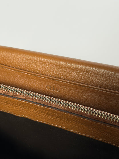 Chloe Paddington Wallet — Cognac