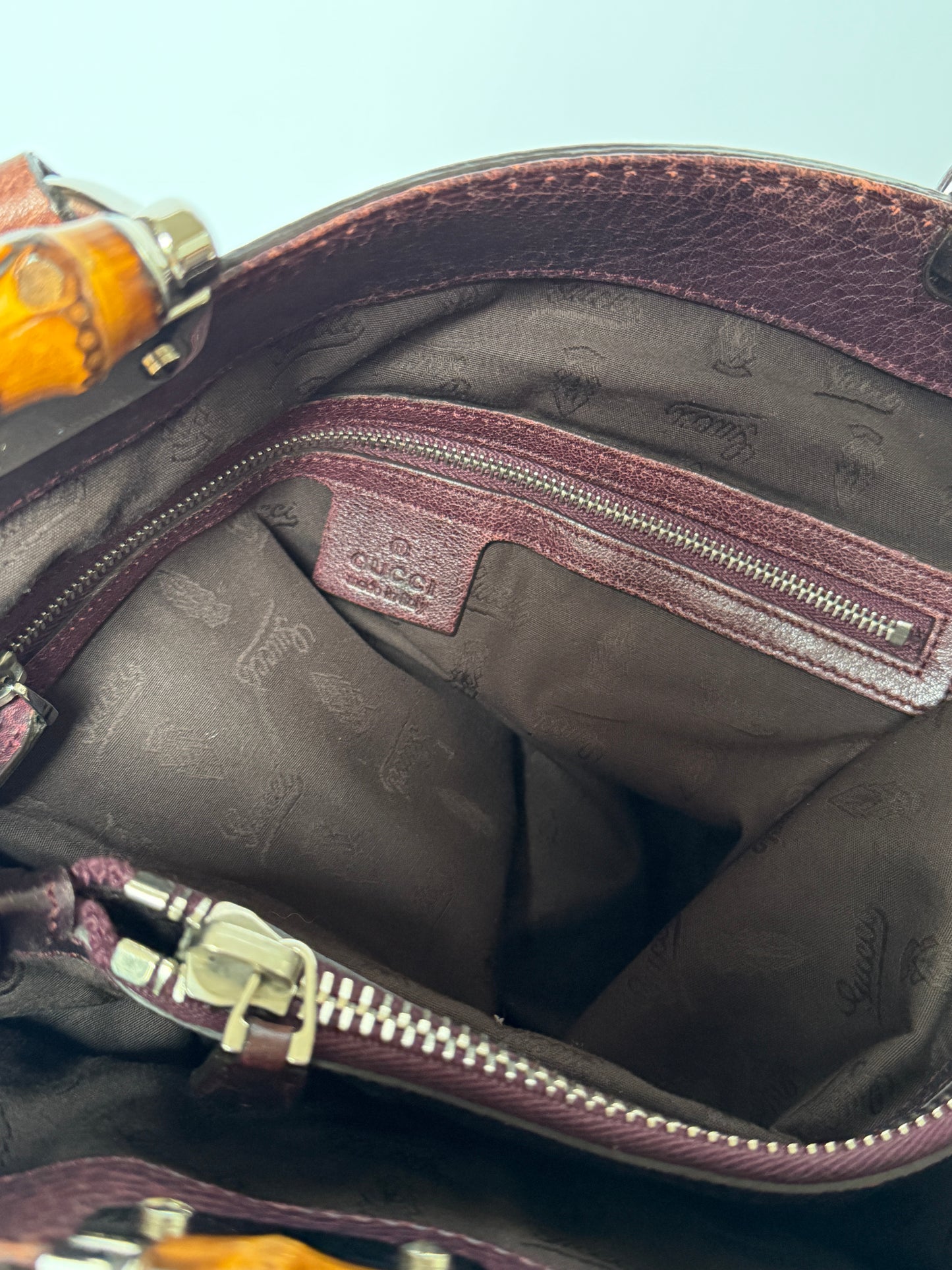 Gucci Guccissima Bamboo Leather Tote