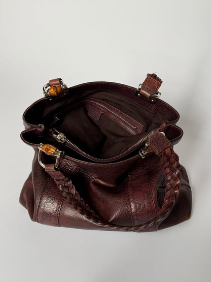 Gucci Guccissima Bamboo Leather Tote