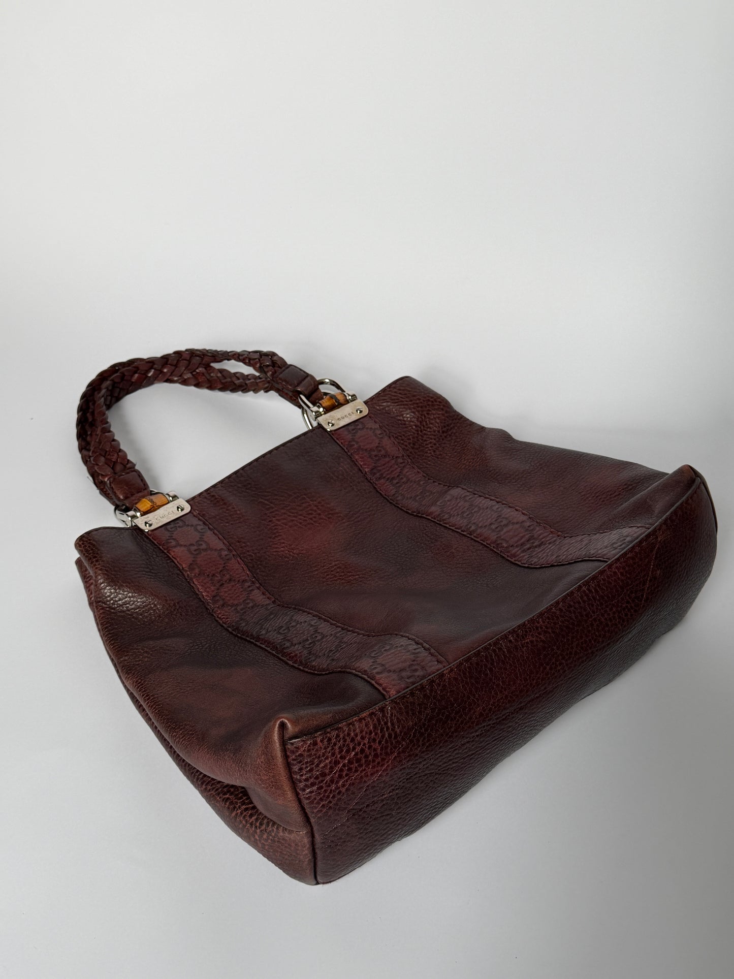Gucci Guccissima Bamboo Leather Tote