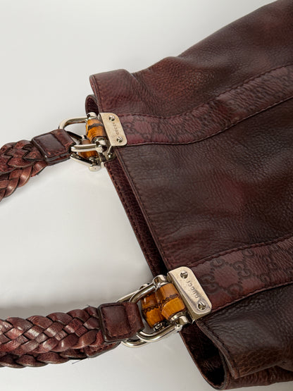 Gucci Guccissima Bamboo Leather Tote