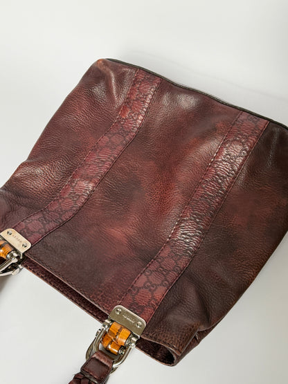 Gucci Guccissima Bamboo Leather Tote