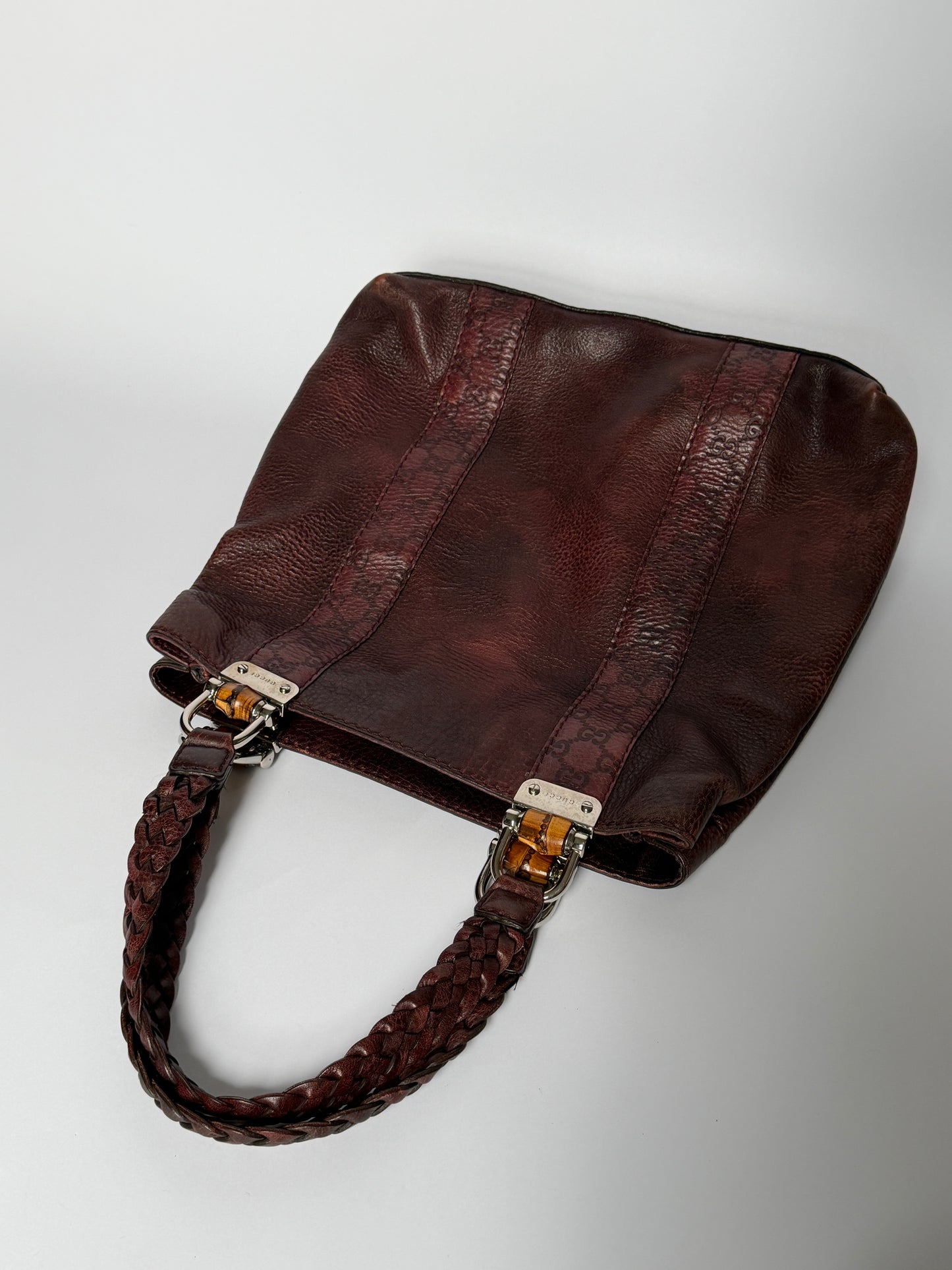 Gucci Guccissima Bamboo Leather Tote