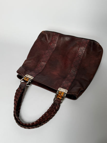 Gucci Guccissima Bamboo Leather Tote