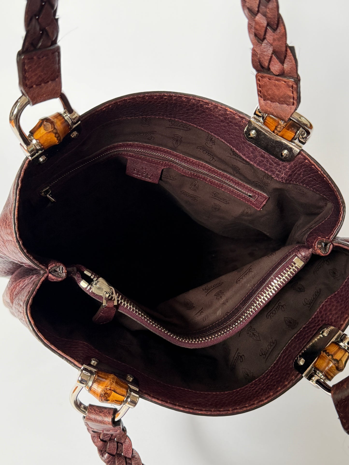 Gucci Guccissima Bamboo Leather Tote