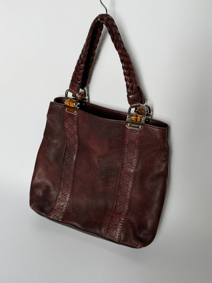 Gucci Guccissima Bamboo Leather Tote